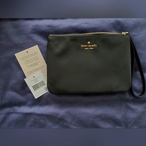 Kate Spade, Chelsea Nylon Wristlet, Black